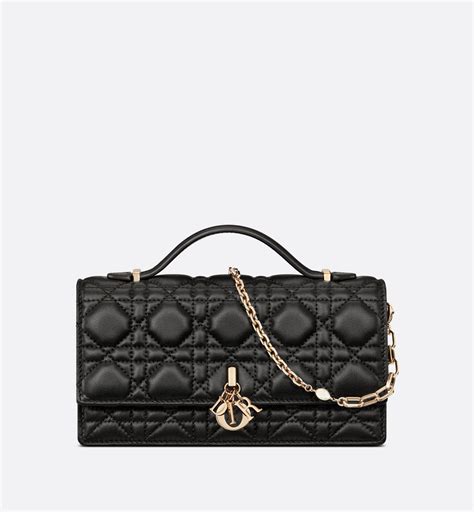 lady dior clutch top handle|latte cannage top handle clutch.